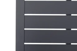 OUTFLEXX Liegen-Set, anthrazit, Aluminium/Textilene/Polyester, Tisch 40 x 40 cm, 2 Auflagen, Rückenlehne verstellbar, mit Rollen
