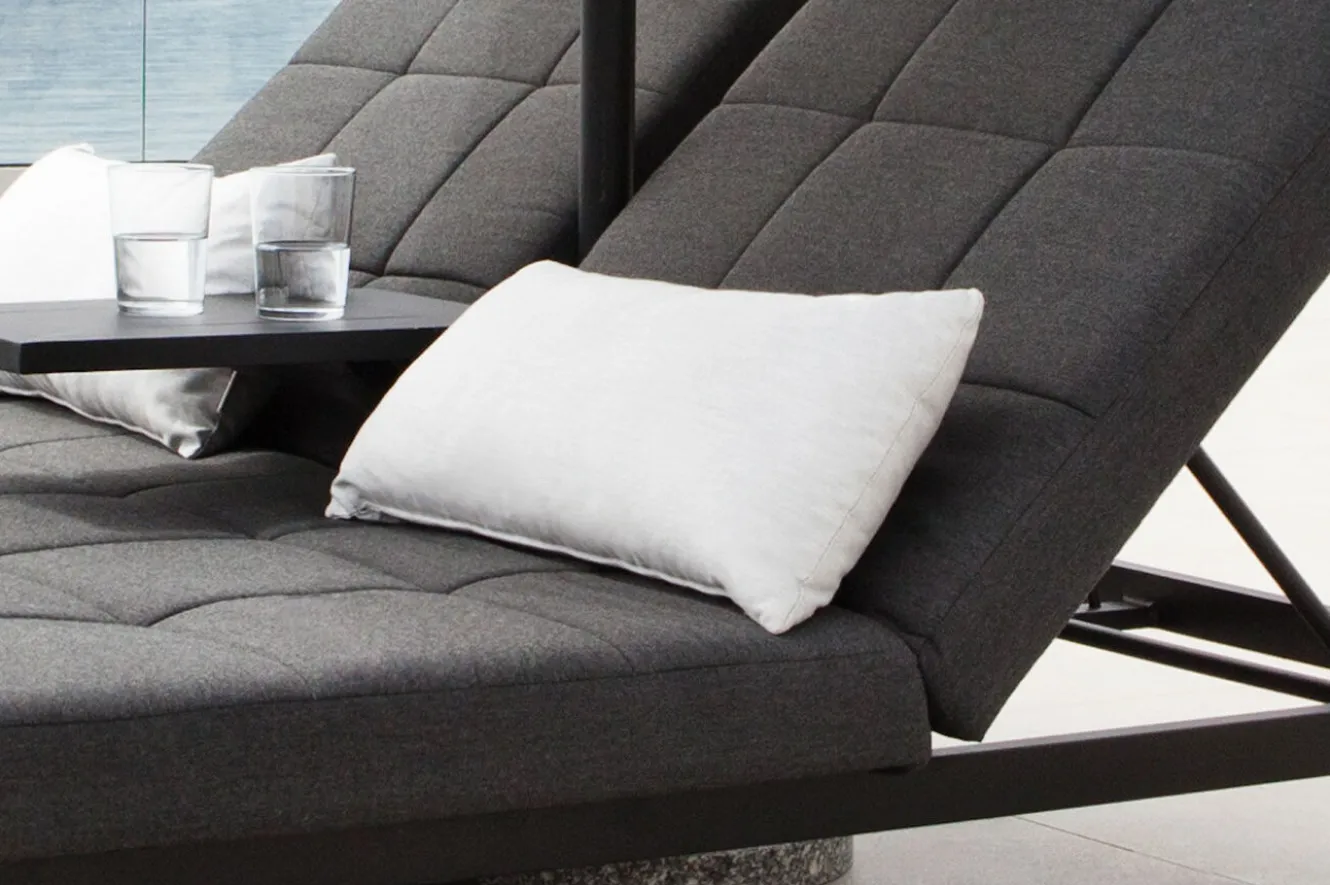 OUTFLEXX Lounge-Rückenkissen, 3966 marble, Sunbrella, 30 x 60 cm, wasserabweisend