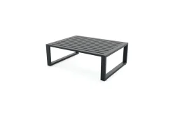OUTFLEXX Loungetisch, anthrazit, Aluminium, 100 x 80 cm, witterungsbeständig