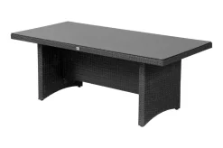 OUTFLEXX Malta Garten-Essgruppe, 6 Personen, inkl. Polster, 200x95cm, Alu/Polyrattan
