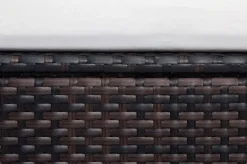 OUTFLEXX Mittelelement, braun marmoriert, Polyrattan, 63 x 78 x 65 cm, geeignet für 7759-BOX