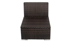 OUTFLEXX Mittelelement, braun marmoriert, Polyrattan, 63 x 78 x 65 cm, geeignet für 7759-BOX