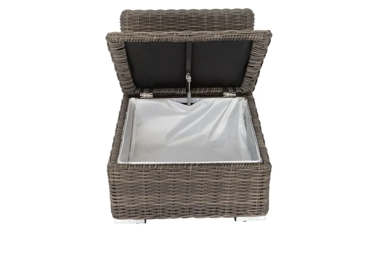 OUTFLEXX Mittelelement, grau, Polyrattan, 63 x 78 x 65 cm, geeignet für 18370-BOX-A/-D