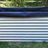 OUTFLEXX Pflanzvlies, schwarz, Vlies 200g/m², 180x90x100cm, für Hochbeet mit 180cm