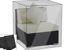 OUTFLEXX Premium Abdeckhaube passend z.B. für theBox Mittelelement, schwarz, 72x87x68 cm, wasserbeständig