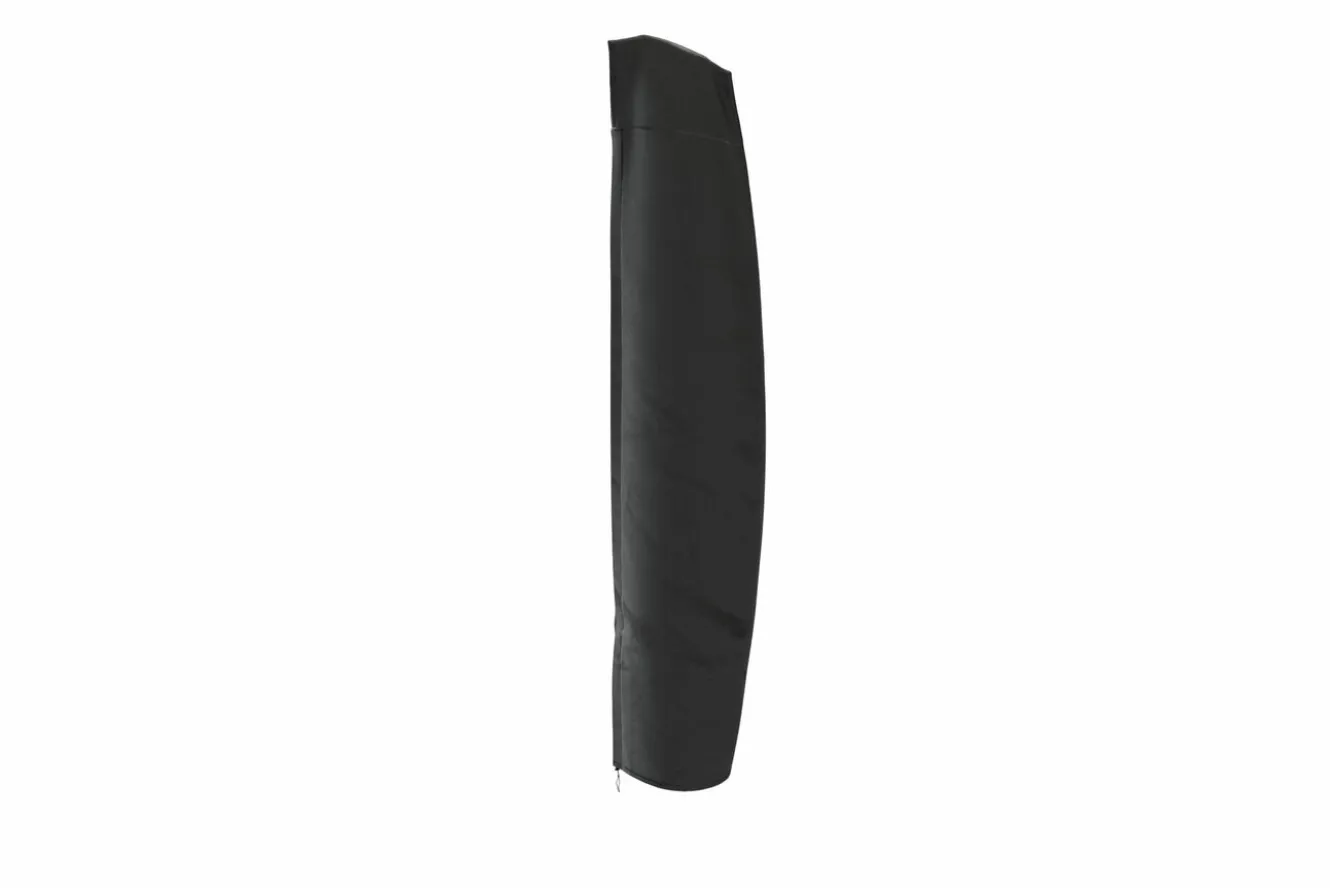 OUTFLEXX Premium Abdeckhaube Größe M für Sonnenschirme bis Ø350cm, schwarz, wasserbeständig, Ø61x272cm