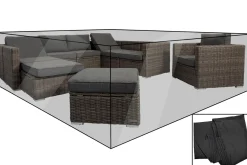 OUTFLEXX Premium Abdeckhaube, für Lounge, z.B. 18366-BOX, schwarz, 310x238x68 cm, wasserbeständig