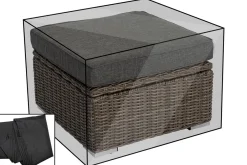 OUTFLEXX Premium Abdeckhaube, für theBox Hocker 18362-4, schwarz, 73x73x43 cm, wasserbeständig
