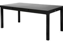 OUTFLEXX Premium Ausziehtisch, anthrazit/grau, Alu/Glas, 180/240x100cm, automatischer Ausziehmechanismus