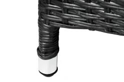 OUTFLEXX Rocking Gartensessel, verstellbar, inkl. Polster, Polyrattan, 60x68x110 cm