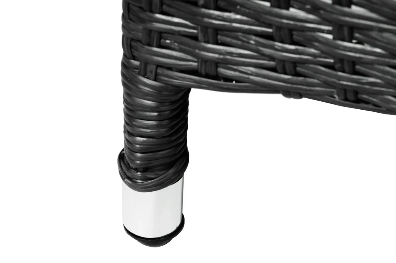 OUTFLEXX Rocking Gartensessel, verstellbar, inkl. Polster, Polyrattan, 60x68x110 cm
