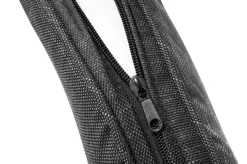 OUTFLEXX Rocking Hocker, grau/braun-meliert, Polyrattan, 56x54x41 cm, zu Dining Sessel, inkl. Polster