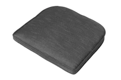 OUTFLEXX Rocking Hocker, grau/braun-meliert, Polyrattan, 56x54x41 cm, zu Dining Sessel, inkl. Polster