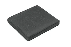OUTFLEXX Rocking Hocker, grau/braun-meliert, Polyrattan, 71x45x56 cm, zu Loungesessel, inkl. Polster