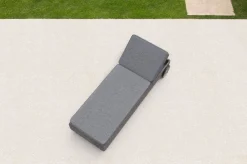 OUTFLEXX Rollliege, grau, Polyrattan, 200x70x27,5cm, Rückenlehne 5-fach verstellbar