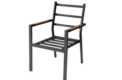 OUTFLEXX Sessel, hellgrau, Alu/Polyester, pulverbeschichtet, hohe Belastbarkeit