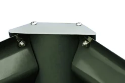 OUTFLEXX Set Hochbeet mit Erweiterungsmodul, anthrazit, Aluminium-Zink-Stahl, 120+80cm