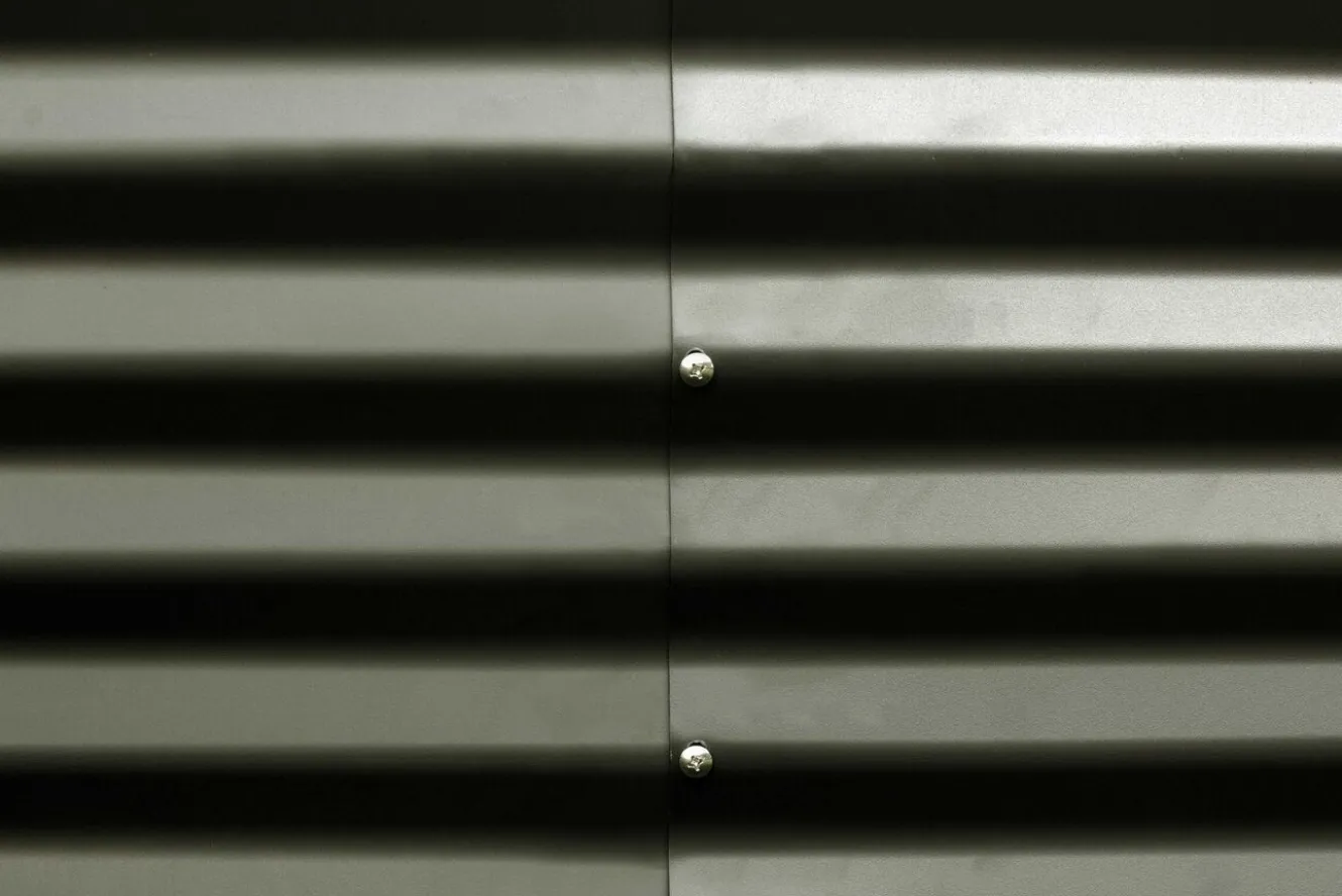 OUTFLEXX Set Hochbeet mit Erweiterungsmodul, anthrazit, Aluminium-Zink-Stahl, 120+80cm