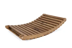 OUTFLEXX Sonnenliege, Akazie/Polyester, 186 x 55 x 21 cm, inkl. Auflage, FSC®-zertifiziertes Produkt
