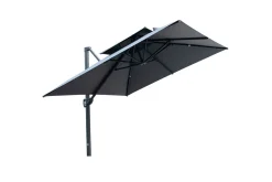 OUTFLEXX Sydney Ampelschirm, anthrazit, Aluminium/Polyester, 400 x 300 cm