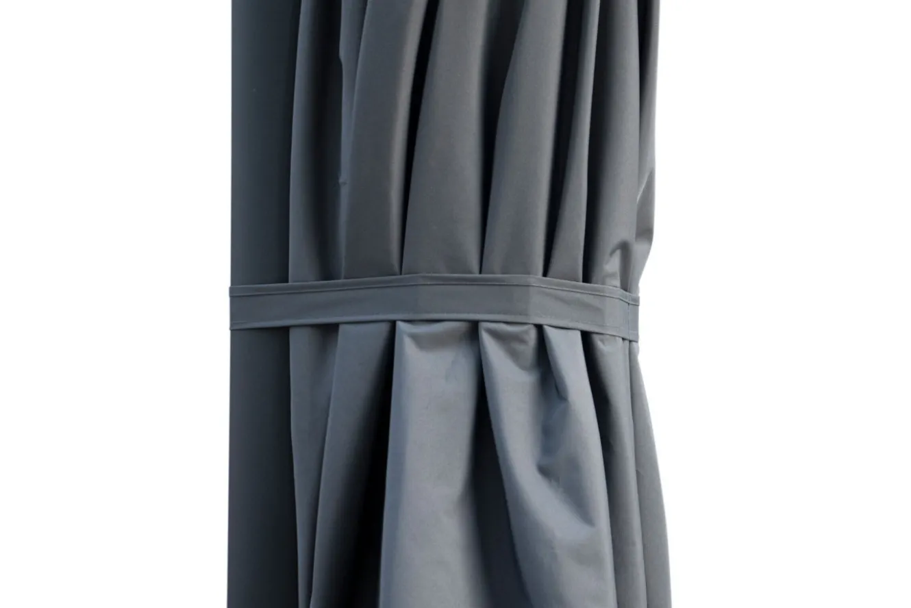 OUTFLEXX Sydney Ampelschirm, anthrazit, Aluminium/Polyester, 400 x 300 cm