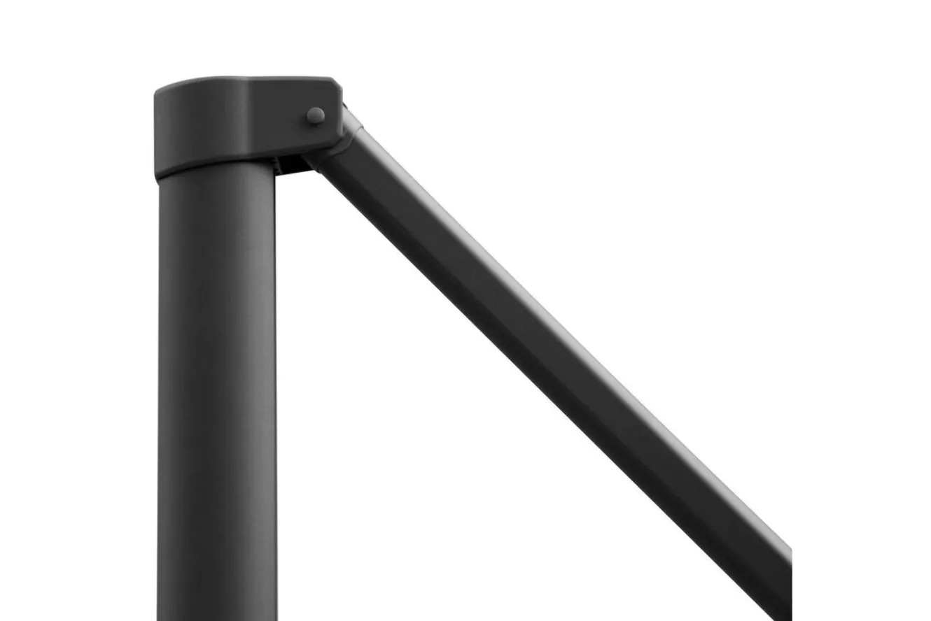 OUTFLEXX Sydney Ampelschirm, anthrazit/creme, Aluminium/Polyester, 400 x 300 cm