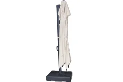 OUTFLEXX Sydney Ampelschirm, anthrazit/creme, Aluminium/Polyester, 400 x 300 cm