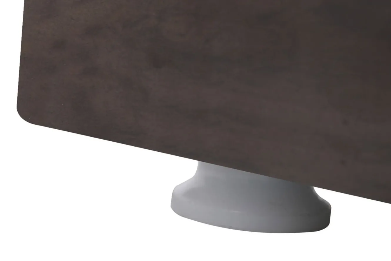 OUTFLEXX Sydney Schirmständer, Granit, 70x70x22cm, 150kg, mit Lenkrollen und Standfüßen