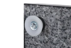 OUTFLEXX Sydney Schirmständer, Granit, 70x70x22cm, 150kg, mit Lenkrollen und Standfüßen
