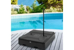 OUTFLEXX Sydney Schirmständer, anthrazit, HDPE, 95x95x20cm, bis ca. 138kg befüllbar
