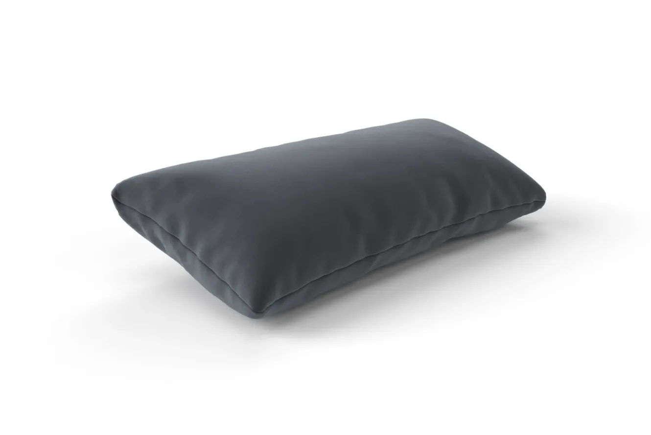 OUTFLEXX Tampere Dekokissen, grau, 100% Polyacryl, 30 x 60 cm, Premium 2er-Set