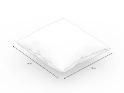 OUTFLEXX Tampere Dekokissen, orange, 100% Polyacryl, 45 x 45 cm, Premium 2er-Set