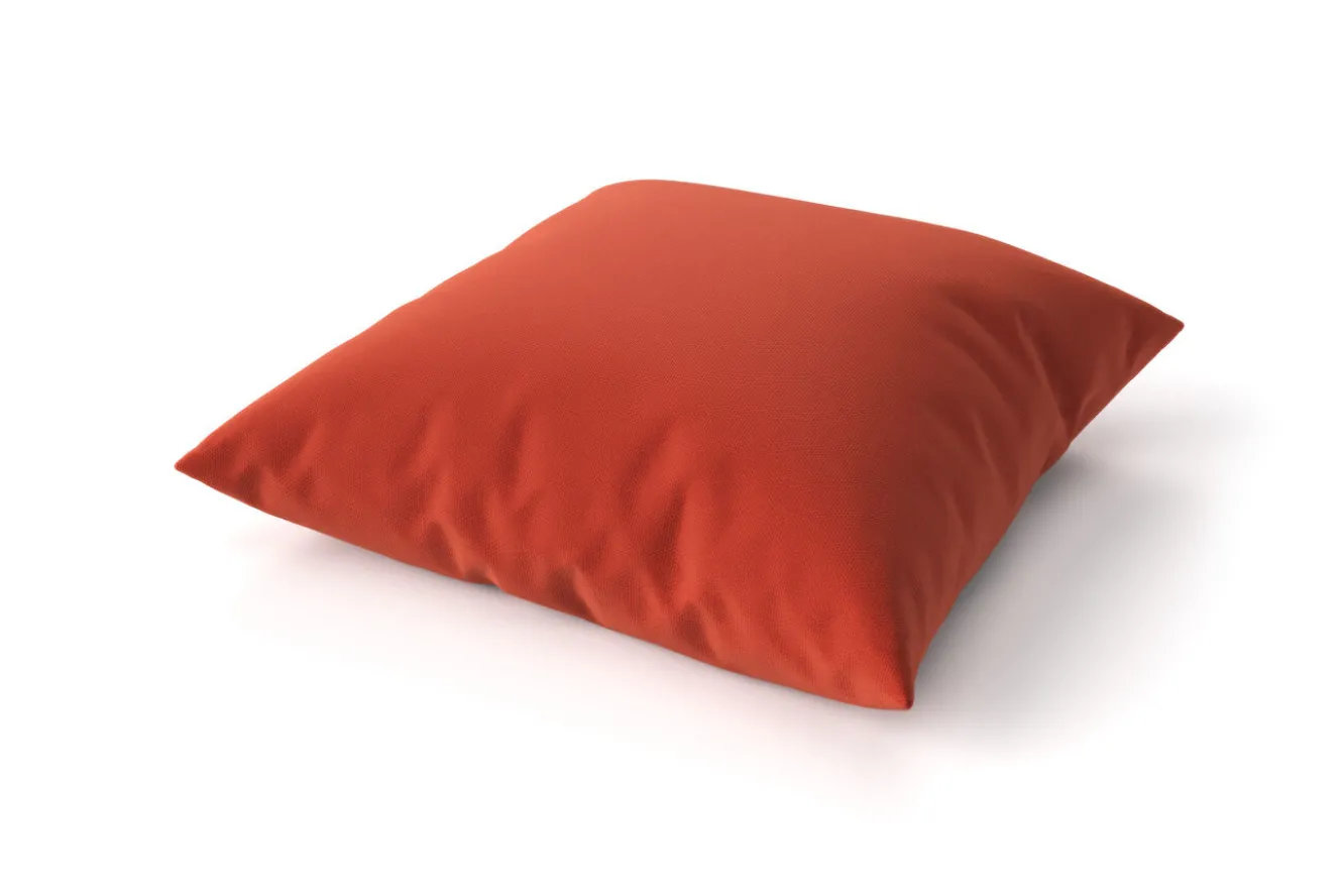 OUTFLEXX Tampere Dekokissen, orange, 100% Polyacryl, 45 x 45 cm, Premium 2er-Set