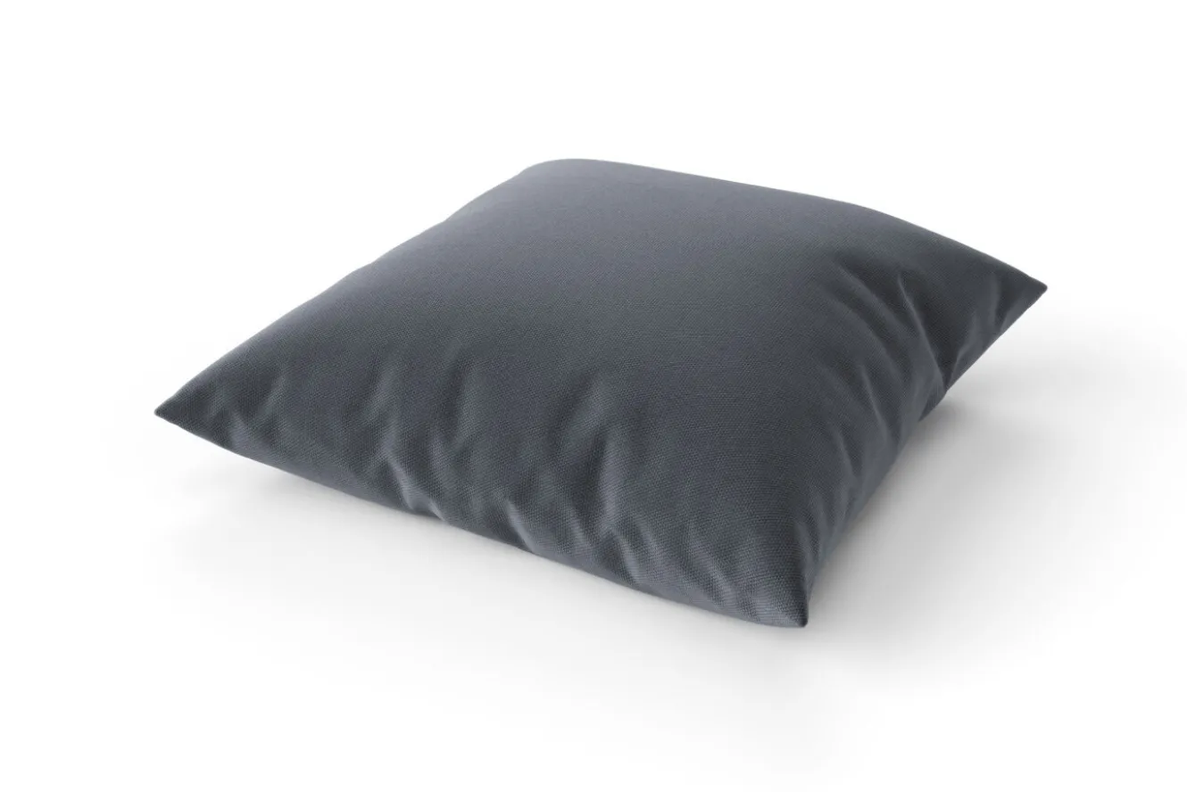 OUTFLEXX Tampere Dekokissen, grau, 100% Polyacryl, 45 x 45 cm, Premium 2er-Set