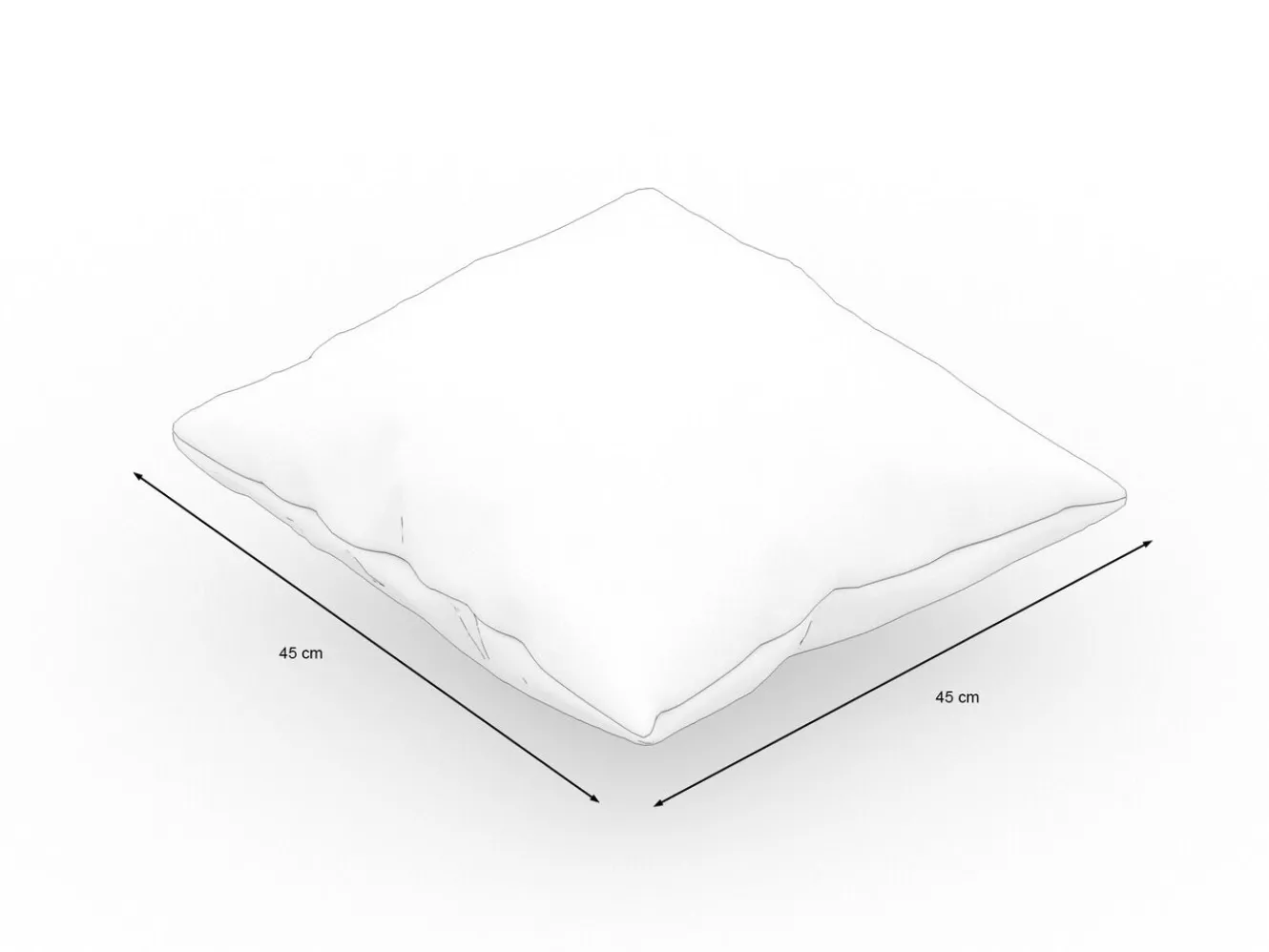 OUTFLEXX Tampere Dekokissen, ocean, 100% Polyacryl, 45 x 45 cm, Premium 2er-Set