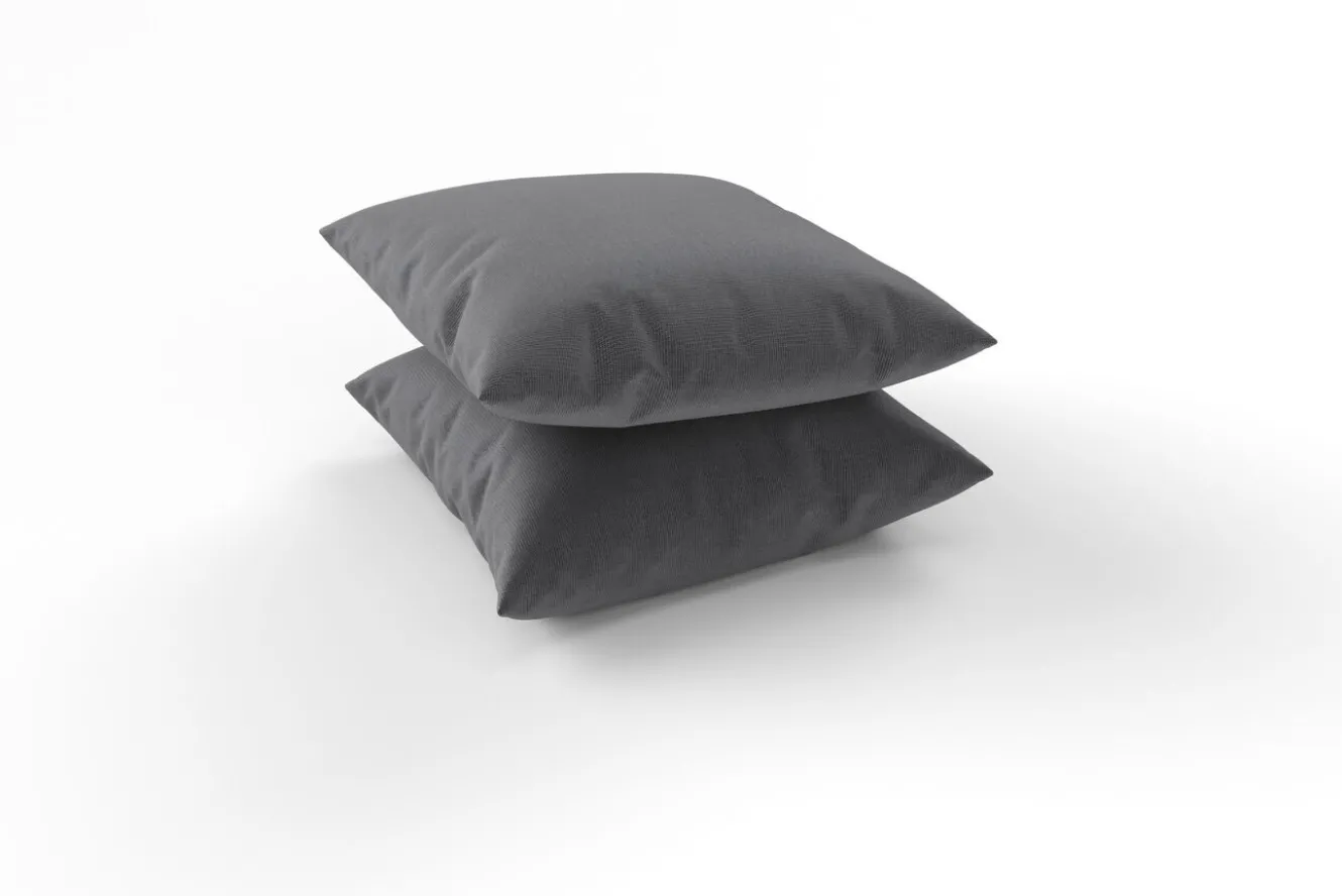 OUTFLEXX Tampere Dekokissen, ocean, 100% Polyacryl, 45 x 45 cm, Premium 2er-Set