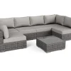 OUTFLEXX Tiago Gartenlounge für 6 Personen, langlebiges Material, robust, witterungsbeständig