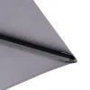OUTFLEXX Ultimate L Ampelschirm, 400 x 400 cm, 360° drehbar, UV-Schutz 80+, Alu/Spuncrylic®, inkl. Schirmständer