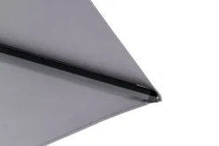 OUTFLEXX Ultimate L Ampelschirm, 400 x 400 cm, 360° drehbar, UV-Schutz 80+, Alu/Spuncrylic®, inkl. Schirmständer
