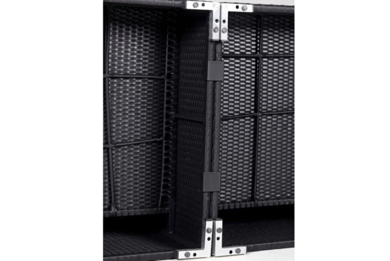 OUTFLEXX Verbindungselemente, schwarz, Kunststoff, sicheres Stecksystem, Set 8 Stück für Modulelemente, Premium und Basic Line