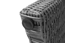 OUTFLEXX Vigo Gartentisch, 8 Personen, 200x95cm, Alu/Polyrattan, Sicherheitsglas