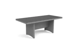 OUTFLEXX Vigo Gartentisch, 8 Personen, 200x95cm, Alu/Polyrattan, Sicherheitsglas