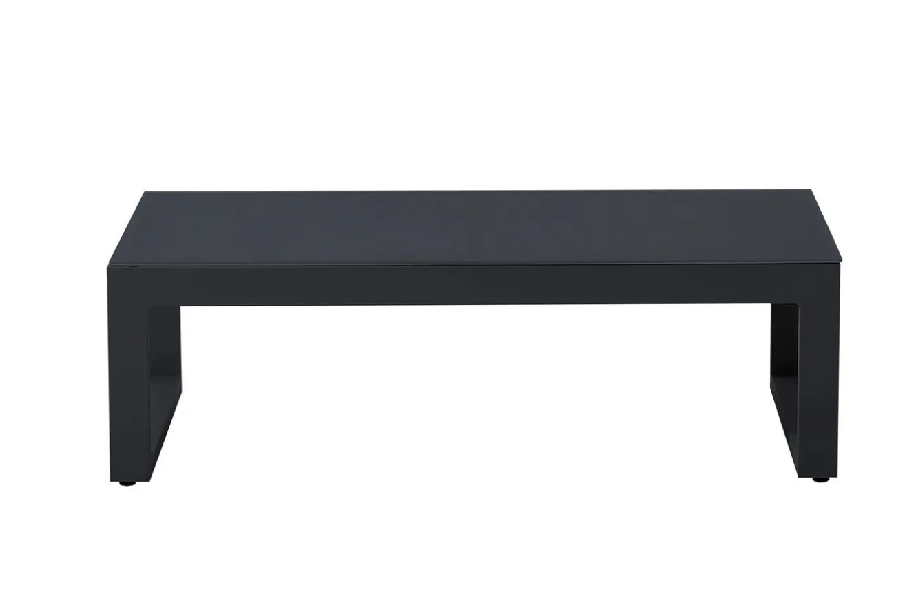 OUTFLEXX Willis Ecklounge, anthrazit matt, Aluminium/Polyester, 5 Personen, inkl. Beistelltisch