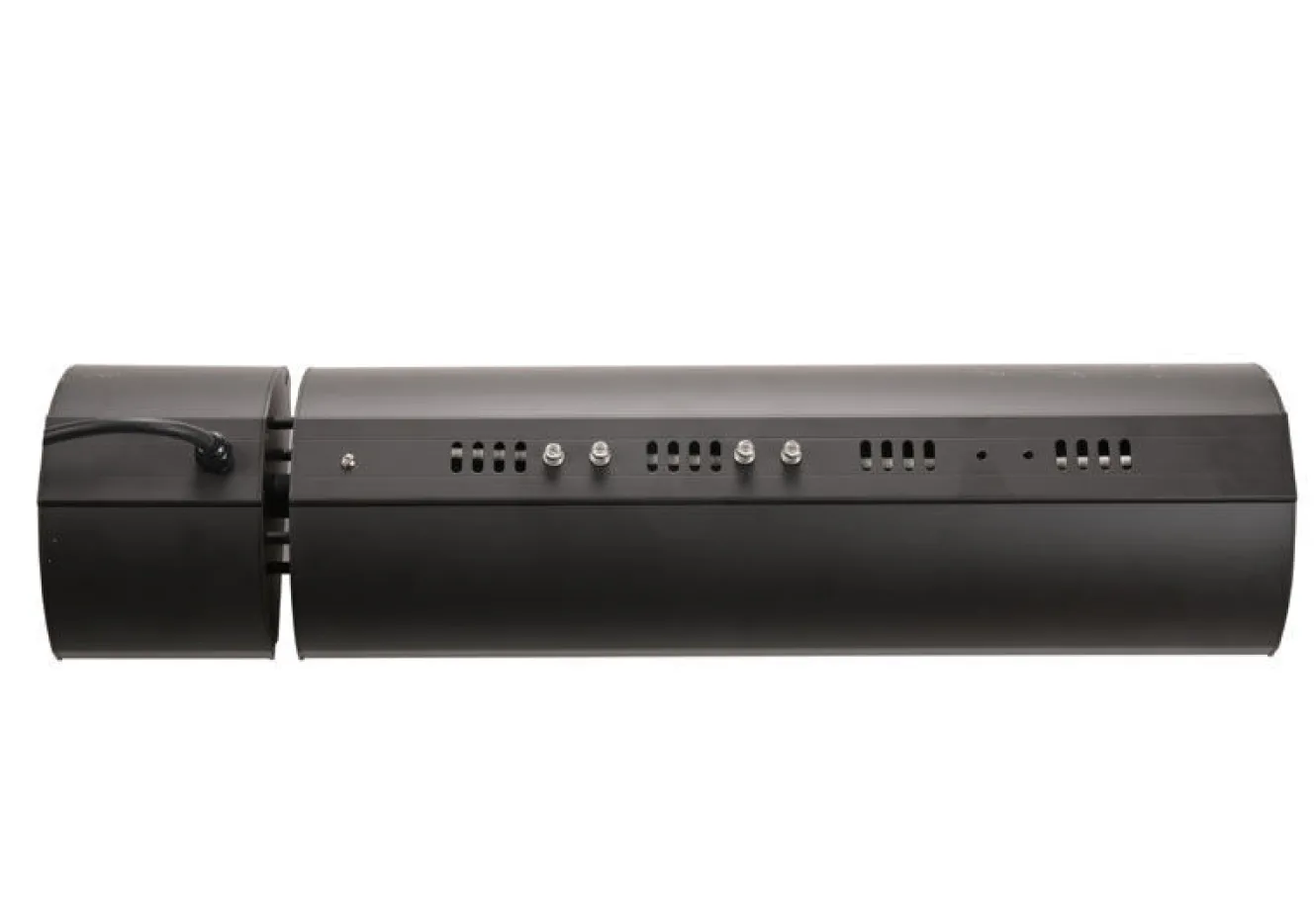 OUTTECH Heizstrahler, schwarz, Aluminium, 58x15xcm, wassergeschützt, Fernbedienung mit 2 Stufen