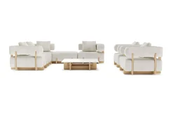 ploss Epoque XL Gartenlounge, beige/cloud weave, Alu/Polyester/Schaumstoff, inkl. Polster