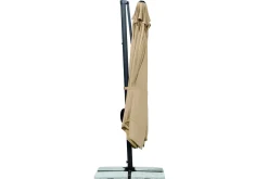SCHNEIDER Rhodos Ampelschirm, natur, quadratisch, 300 x 300 cm