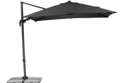 SCHNEIDER Rhodos Eco Twist Ampelschirm, anthrazit, quadratisch, 270 x 270 cm