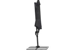 SCHNEIDER Rhodos Eco Twist Ampelschirm, anthrazit, rund, Ø 300 cm