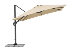 SCHNEIDER Rhodos Grande Ampelschirm, natur, 400 x 300 cm, rechteckig