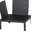 SIENA GARDEN Alvida Eckmodul, anthrazit/grau, Aluminium/Ranotex, 84x84x70 cm, inkl. Polster
